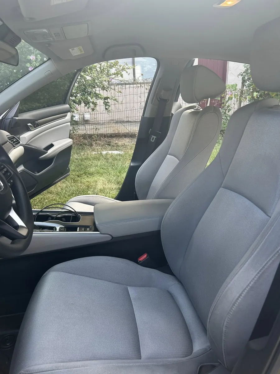 Honda Accord front seats after an interior detail