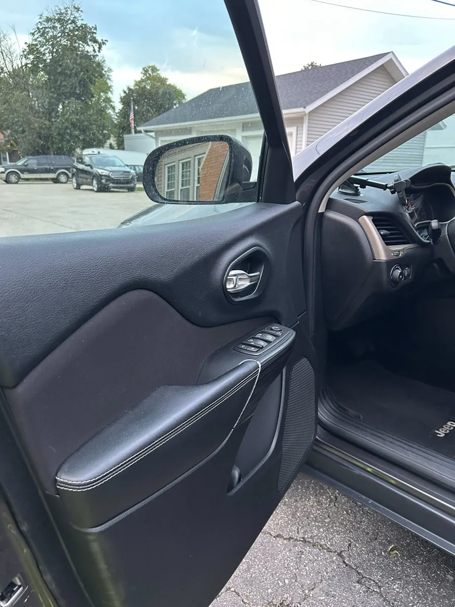 Jeep Cherokee door panel wiped and dressed