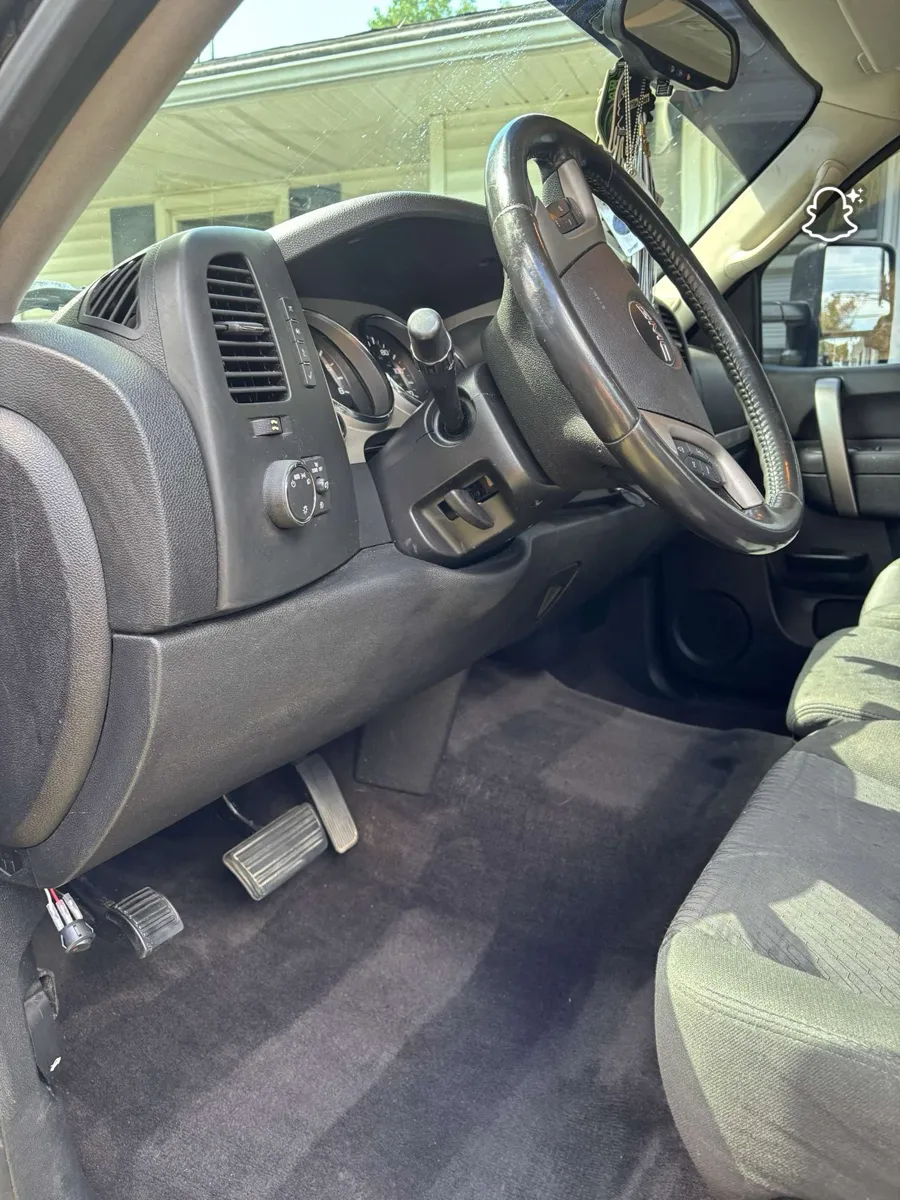 Chevy Silverado driver side after an interior detail